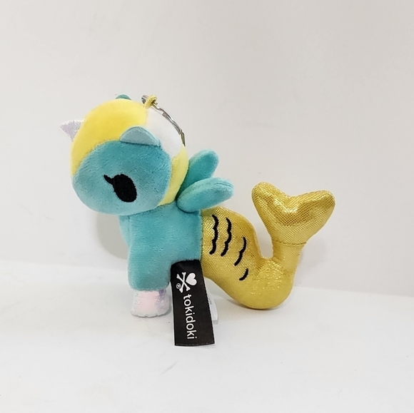 Tokidoki Sea Green Mermicorno Plush Keychain - Picture 3 of 4